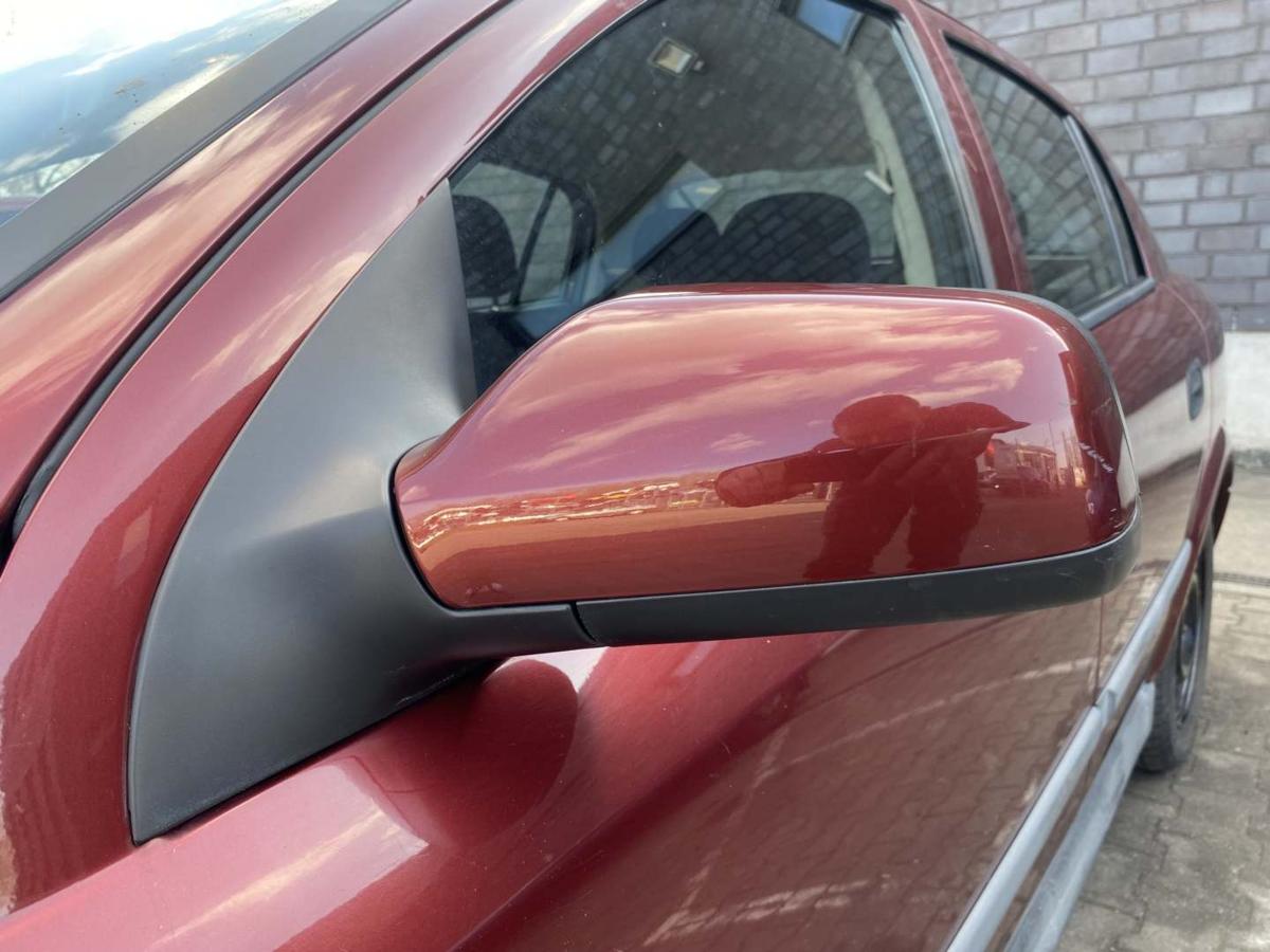 Opel Astra G original Au&szlig;enspiegel links elektrisch verstellbar Z549 Marseillerot Bj.1999